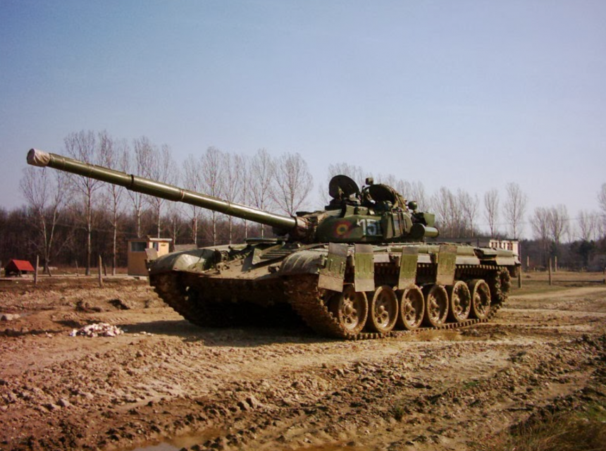 Румунський Т-72, архівне зображення з відкритих джерел