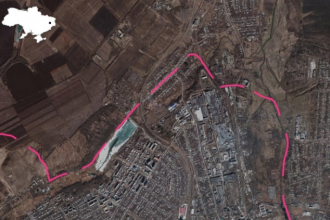 Супутниковий знімок Бахмута