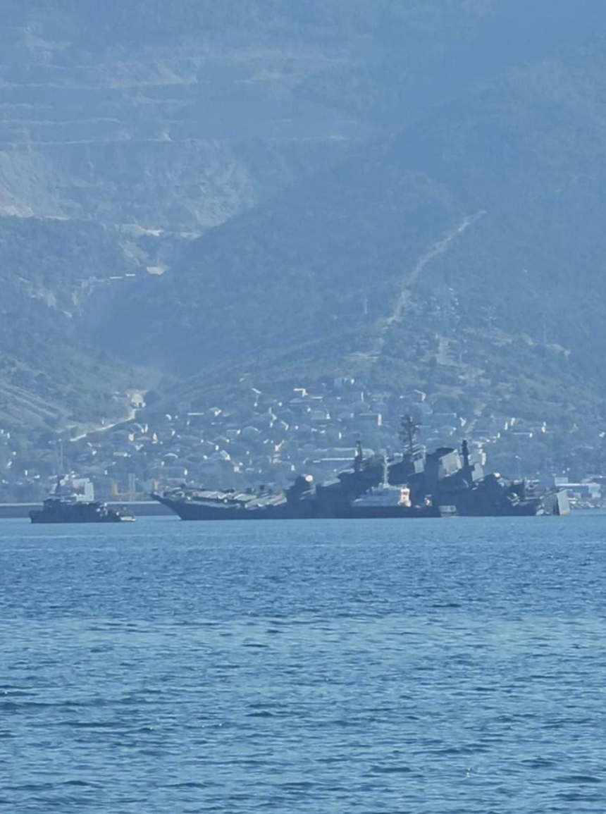 морський дрон уразив корабель ВМС РФ