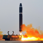 Запуск інтерконтинентальної ракети з КНДР. Фото ілюстративне.