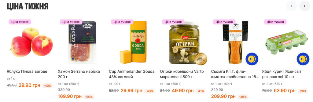 Товар тижня у Varus з 17.11.2025 року: найкращі знижки на популярні продукти