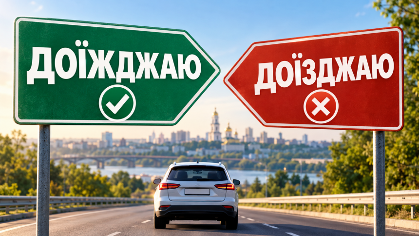 Доїжджаю чи доїзджаю: як правильно писати українською мовою та яке правило потрібно знати